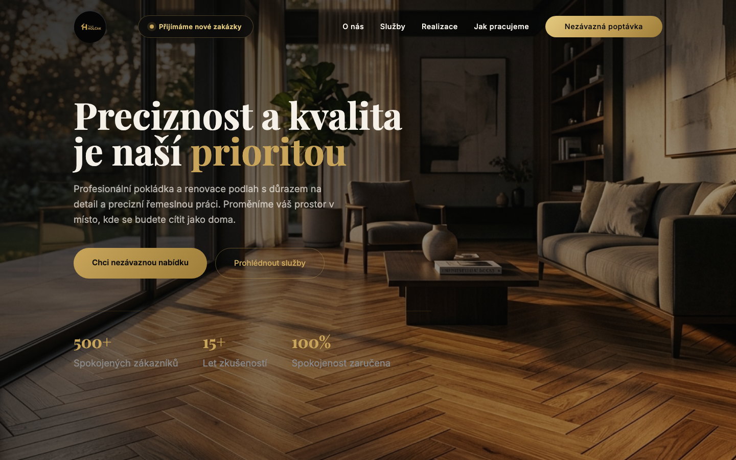 Podlahy Holčák Homepage